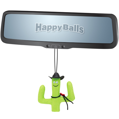 HappyBalls Cowboy Cactus Antenna Topper
